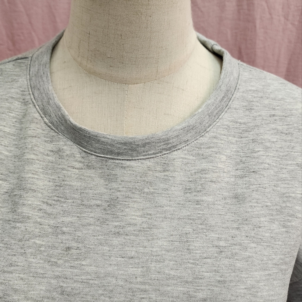 WHY Dress Short Sleeve Oversized Pearl Tiered Scuba Jersey T-Shirt - Picture 3 of 9